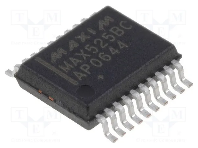 MAX525BCAP+ (IC DAC QUAD V-OUT12BIT LP 20SSOP)