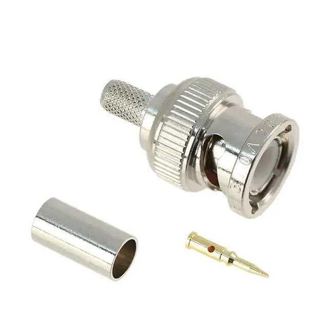 310A205F (CONN BNC PLUG STR 50 OHM CRIMP)