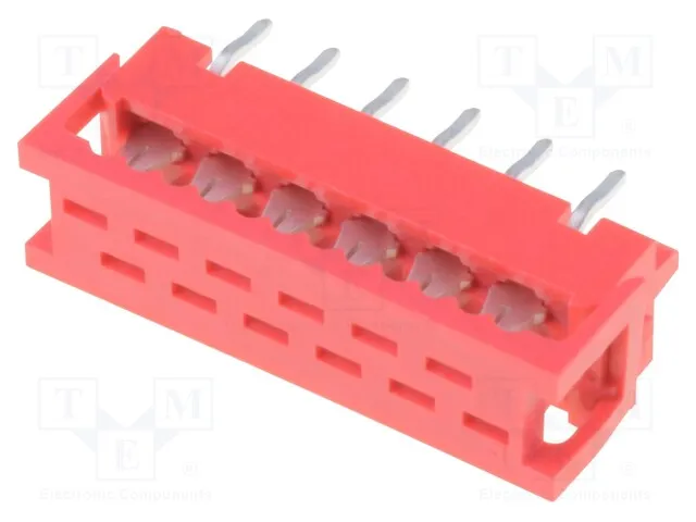 DS1015-02-12R6 (Wire-board; adapter; PIN: 12; IDC,THT; on PCBs,for ribbon cableСрок поставки 2-3 недели)