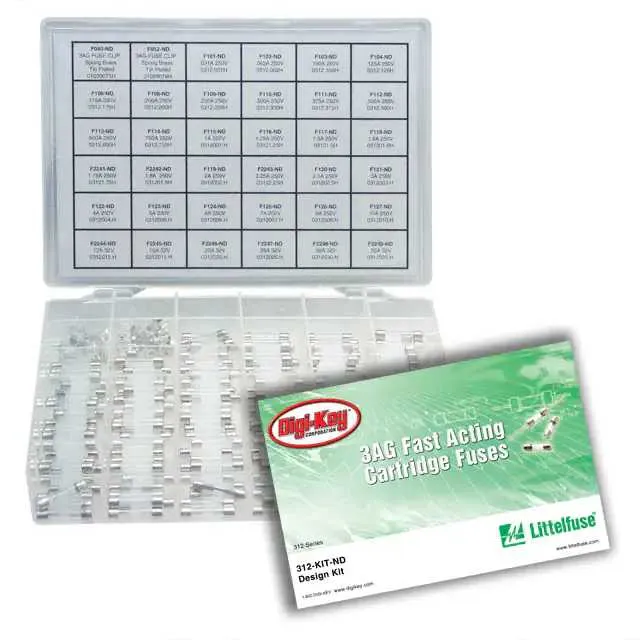 312P-KIT (FUSE KIT CART 0.062-10A 160PC)