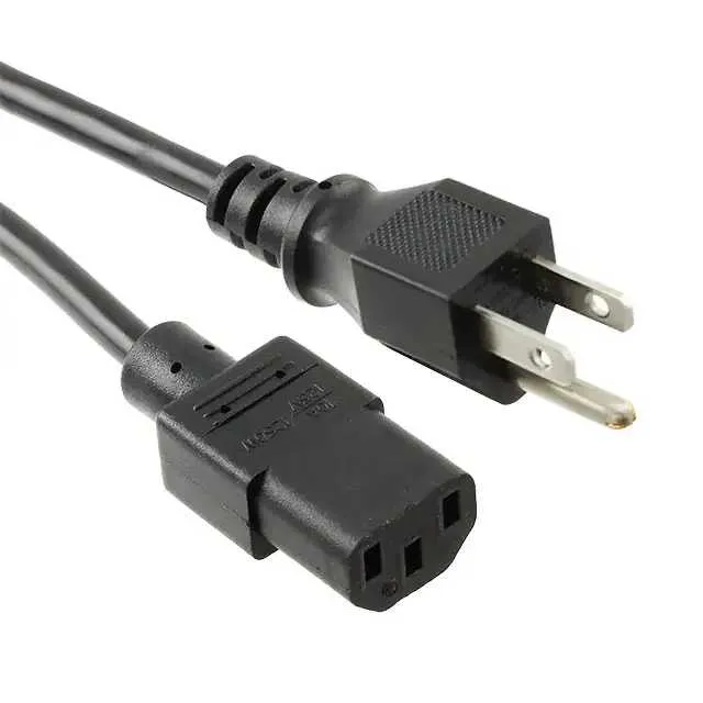 312128-01 (CORD 18AWG 2COND 6' BLK SVT 105C)