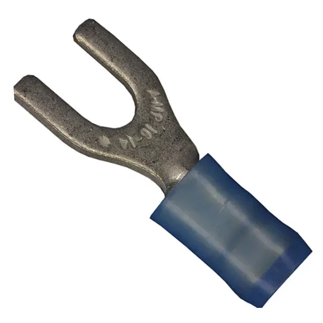 32057 (CONN SPADE TERM 14-16AWG #10 BLU)
