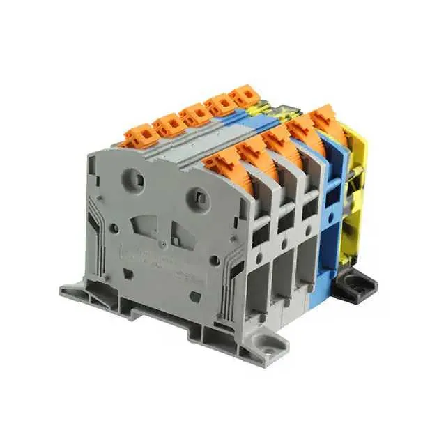 3260130 (TRM BLCK 4-4/0AWG GRY/BLU-BLK/YL)