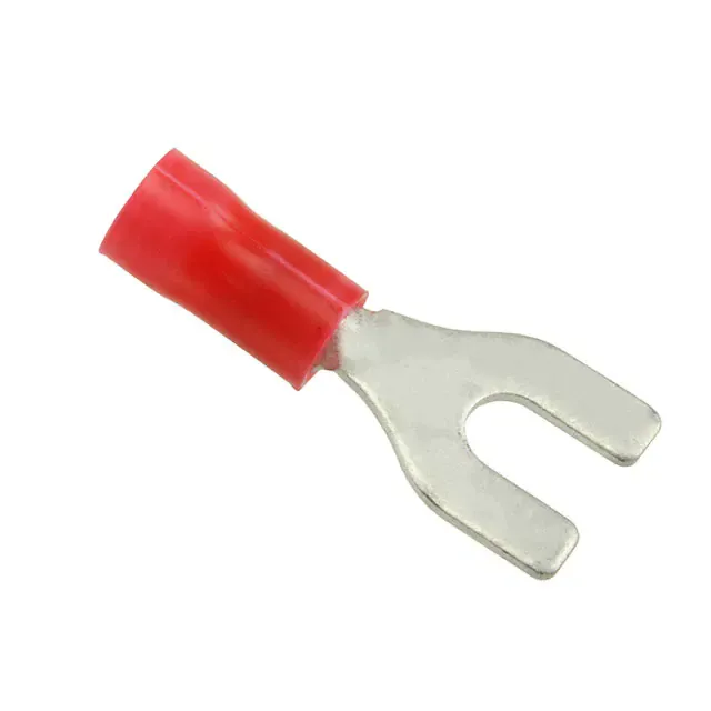 34154 (CONN SPADE TERM 16-22AWG #6 RED)