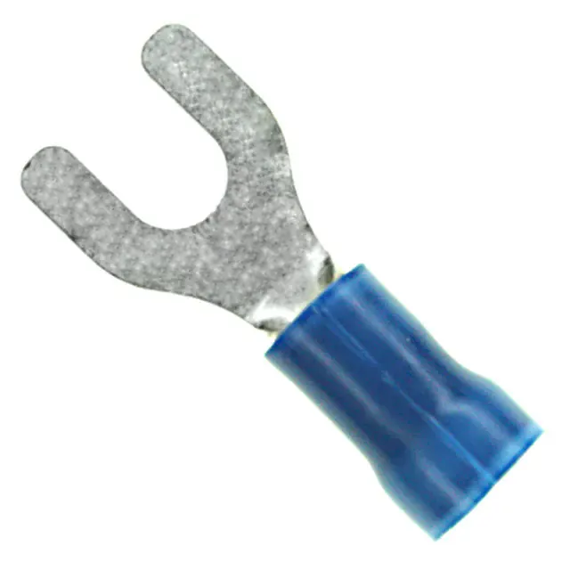 34166 (CONN SPADE TERM 14-16AWG #8 BLU)