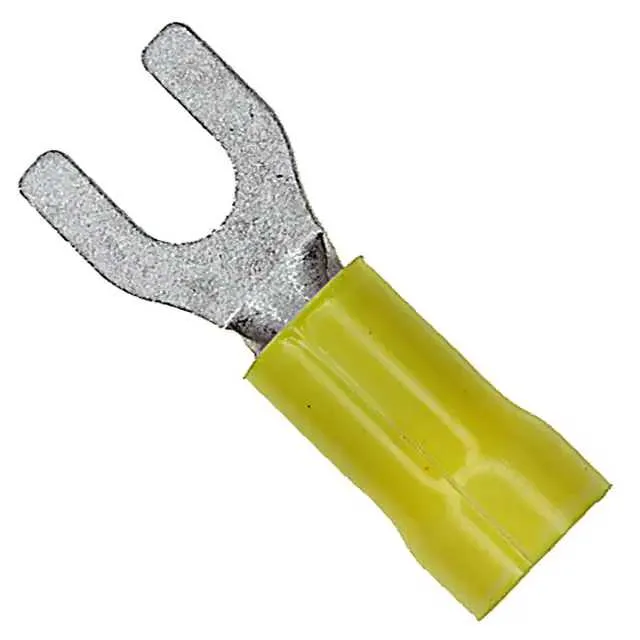 34176 (CONN SPADE TERM 10-12AWG #10 YEL)