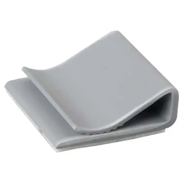 3484-1000 (CBL CLIP FLAT C-TYPE GRAY ADH)