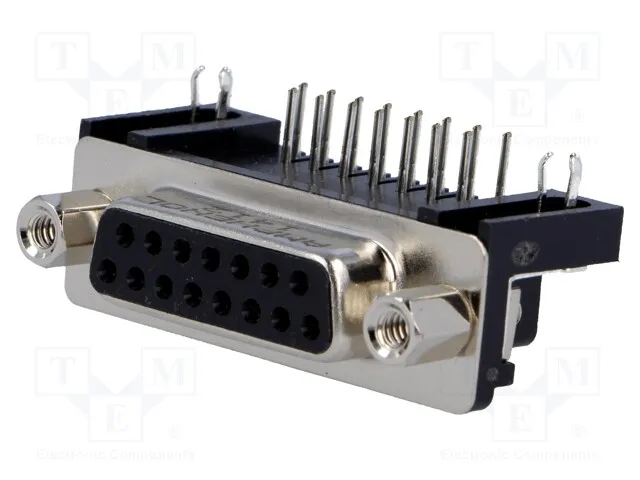 L77SDA15S1ACH4F (CONN D-SUB RCPT 15POS R/A SOLDER)