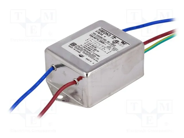 6609033-8 (LINE FILTER 250VAC 10A CHASS MNT)
