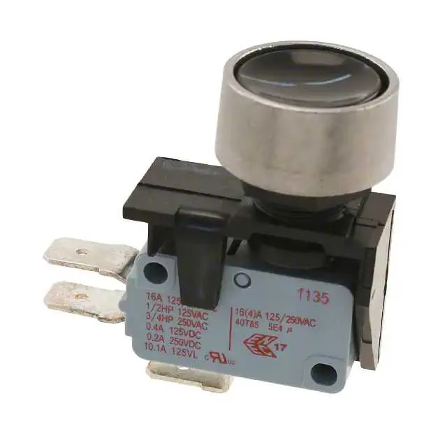 3832510KB (SWITCH PUSHBUTTON SPDT 16A 250V)