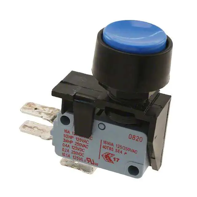 3832510MBL (SWITCH PUSHBUTTON SPDT 16A 250V)