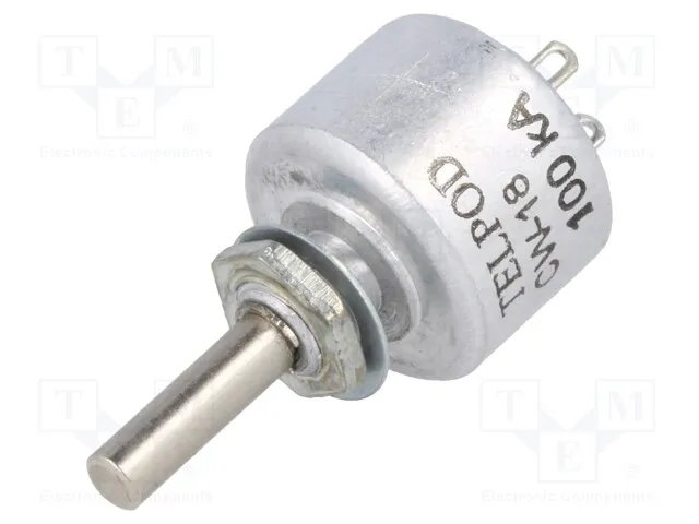 CW-18-100K-20P-1 (Potentiometer: shaft; single turn; 100k; 1W; ±20%; 4mm; linear; THTСрок поставки 2-3 недели)