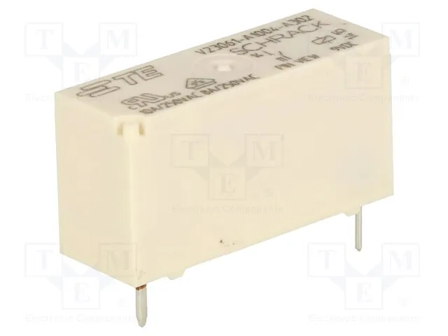 1-1393222-5 (Relay: electromagnetic; SPST-NO; Ucoil: 9VDC; 8A/240VAC; 8A/30VDC)