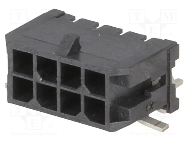 43045-0809 (Socket; wire-board; male; Micro-Fit 3.0; 3mm; PIN: 8; SMT; 5A; tinned)