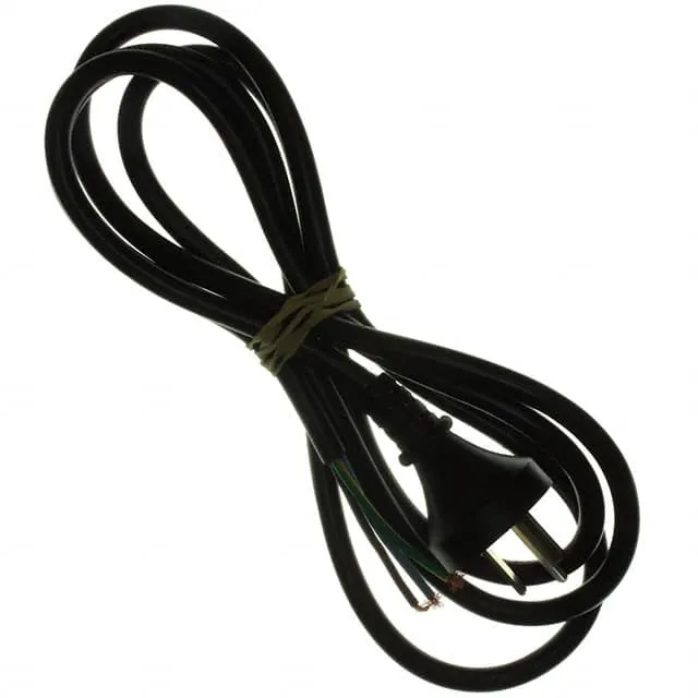 390003-01 (CORD 3COND BLK ARGN UNSHLD 1.8M)