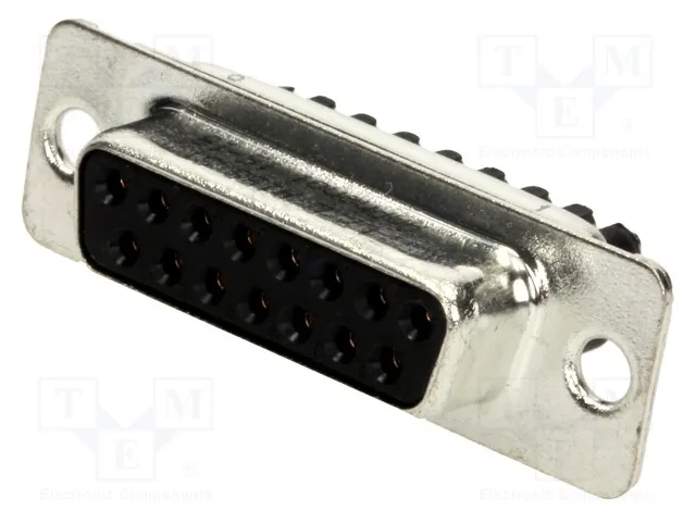 L77DA15SST (CONN D-SUB RCPT 15POS STR SCREW)