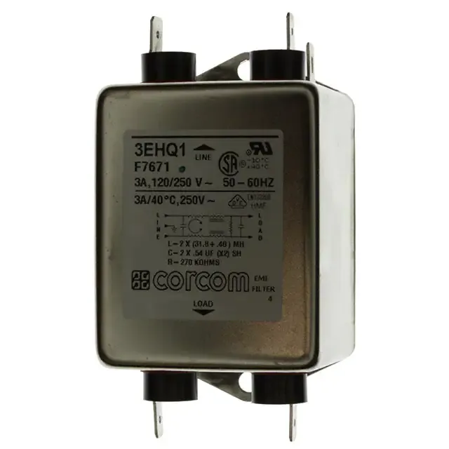 3EHQ1 (LINE FILTER 250VAC 3A CHASS MNT)
