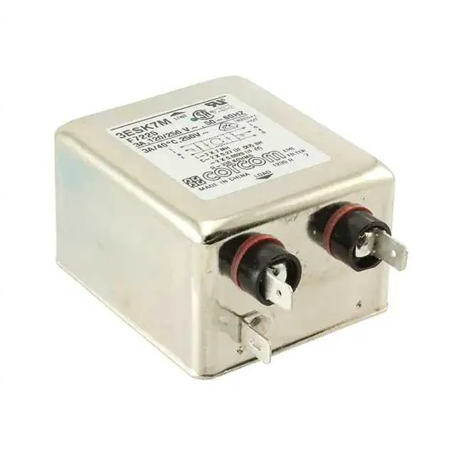 3ESK7M (LINE FILTER 250VAC 3A CHASS MNT)