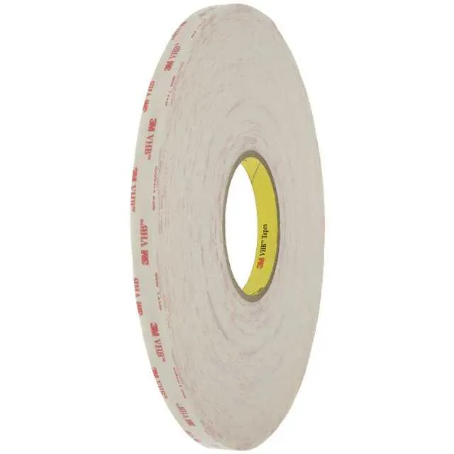 4950-1/2X36YD-SMPK" (TAPE DBL COATED WHT 1/2X 36YDS")