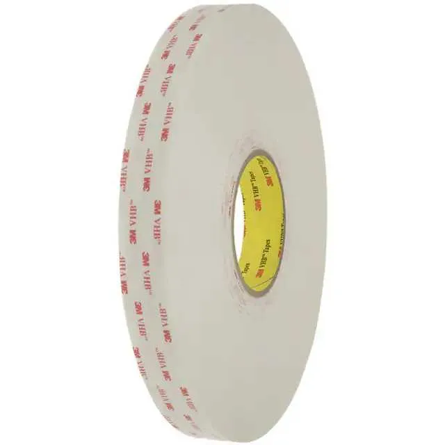 4950-1X36YD-SMPK" (TAPE DBL COATED WHITE 1X 36YDS")