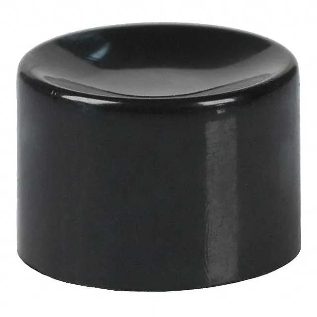 3MN-C2-2 (CAP PUSHBUTTON ROUND BLACK)