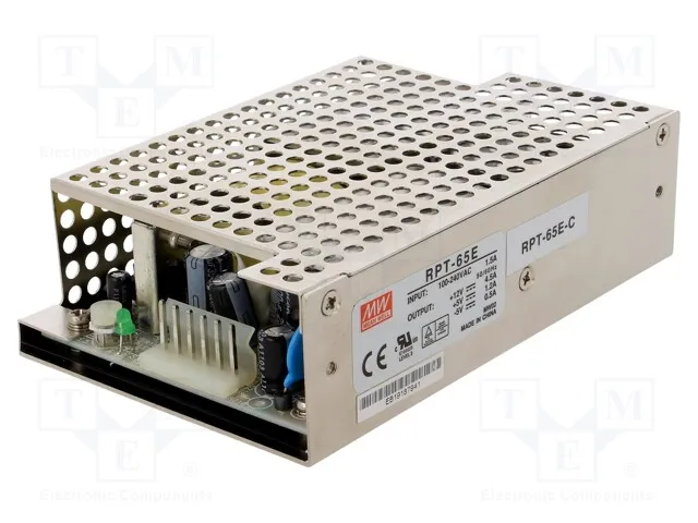 RPT-65E-C (AC/DC CONVERTER 12V +/-5V 63W)