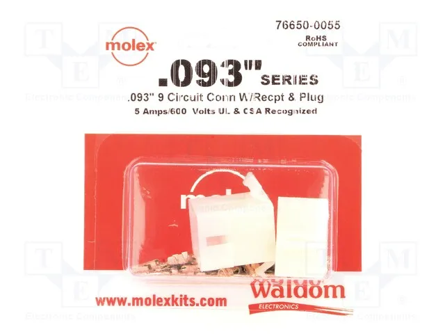 76650-0055 (KIT CONN STD.093 9 CIRCUITS")