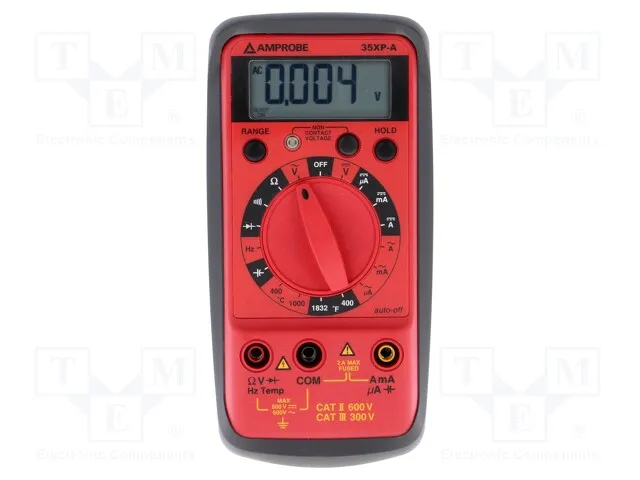 35XP (Digital multimeter; LCD 3,75 digit (3999); 72x32x155mmСрок поставки 2-3 недели)