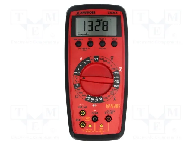 33XR (Digital multimeter; LCD 3,75 digit (3999); Bargraph: 41segm.Срок поставки 2-3 недели)