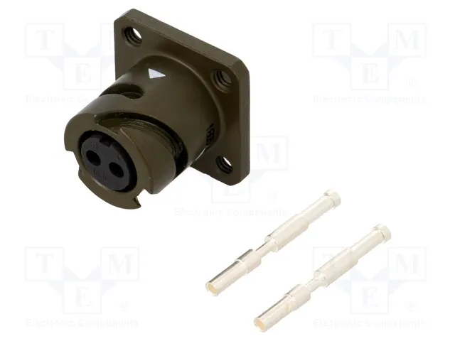 VG95234B1-10SL-4SN (CONN RCPT FMALE 2POS SILVR CRIMP)