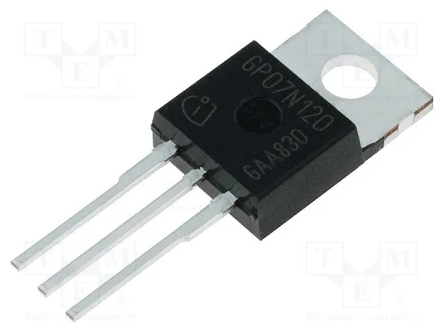 SGP07N120 (Transistor: IGBT; 1200V; 16.5A; 125W; TO220AB)
