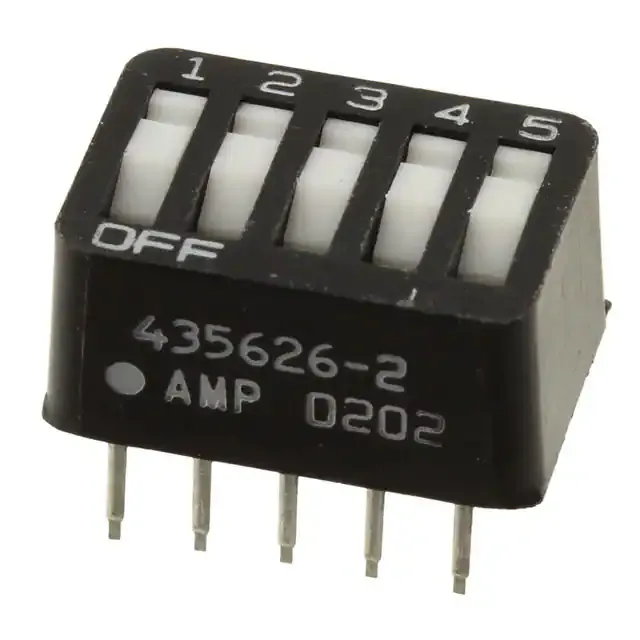 435626-2 (SWITCH ROCKER DIP SPST 25MA 24V)