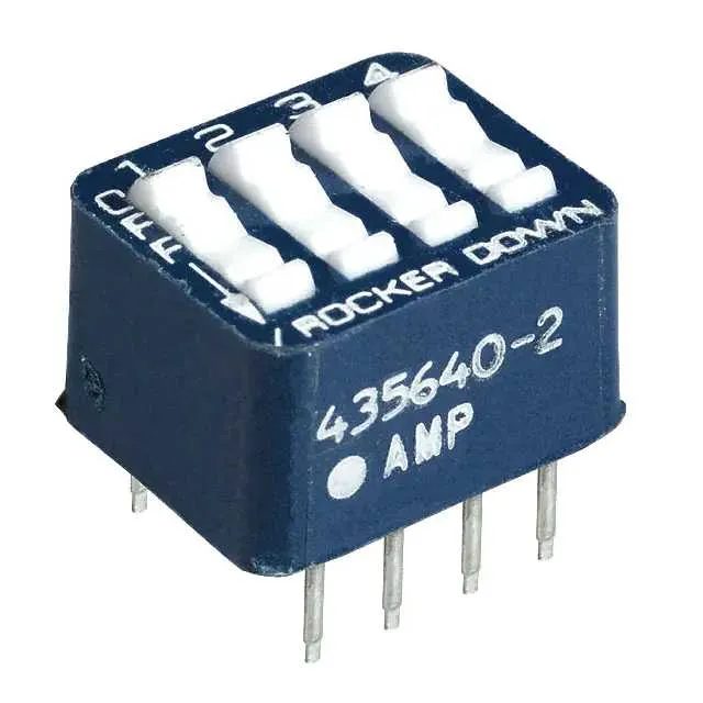 435640-2 (SWITCH ROCKER DIP SPST 60MA 5V)