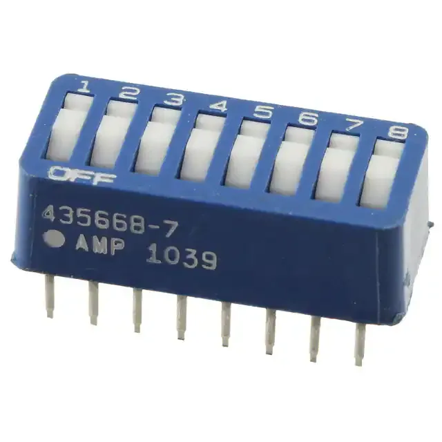 5435668-7 (DIP, Rotary DIP, SIP Switches and DIP Shunts - StandardСрок поставки 2-3 недели)