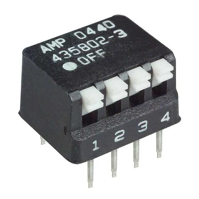435802-3 (SWITCH PIANO DIP SPST 25MA 24V)