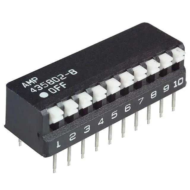 5435802-8 (SWITCH ASSY, DIP, TYPE C, 7000 SERIES, SPST, SIDE ACTUATEDСрок поставки 2-3 недели)