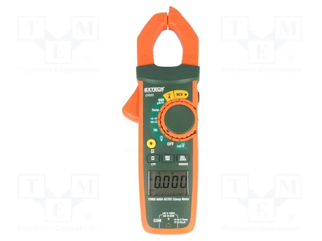EX655 (CLAMP METER TRUE RMS 600A AC/DC)
