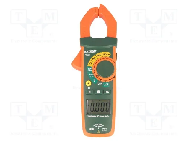EX650-NIST (CLAMP METER TRUE RMS 600A AC W/N)