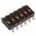 GDS06S (SWITCH SLIDE DIP SPST 25MA 24V)