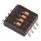 GDH04S (SWITCH SLIDE DIP SPST 25MA 24V)