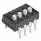 ADE04 (SWITCH SLIDE DIP SPST 100MA 24V)