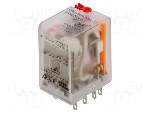 7760056073 (RELAY GEN PURPOSE DPDT 10A 24V)