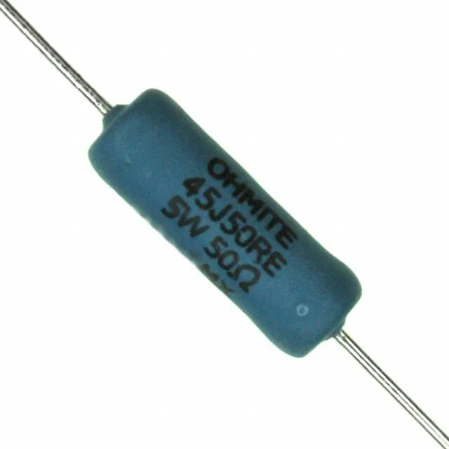 45J50RE (RES 50 OHM 5W 5% AXIAL)