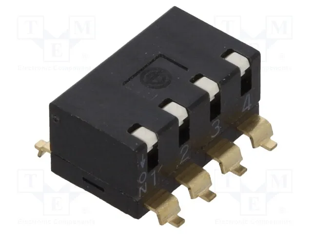 A6SR-4101 (SWITCH PIANO DIP SPST 25MA 24V)