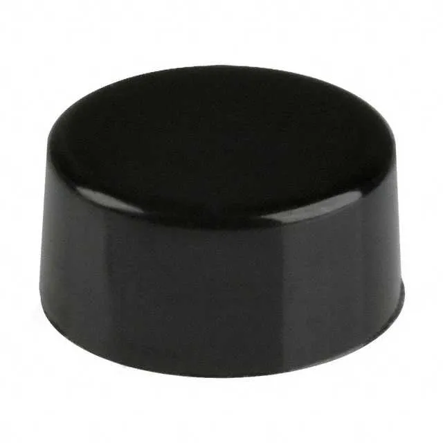 465802000 (CAP PUSHBUTTON ROUND BLACK)