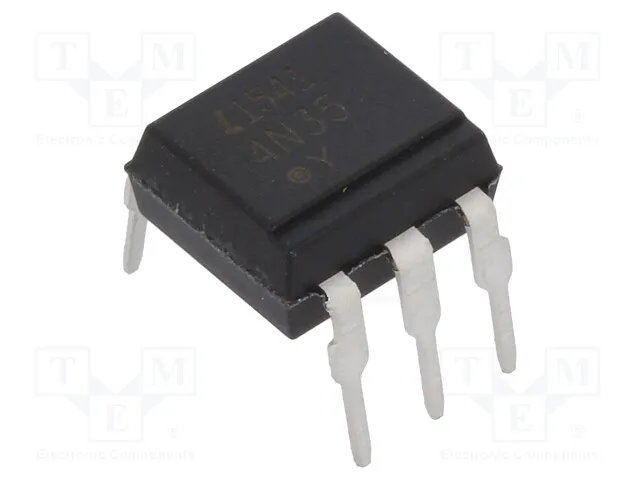 4N35 (OPTOISO 5.3KV TRANS W/BASE 6DIP)