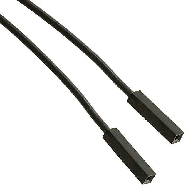 4741-12-0 (CORD.025 SQ PIN RCPT 12 BLACK")