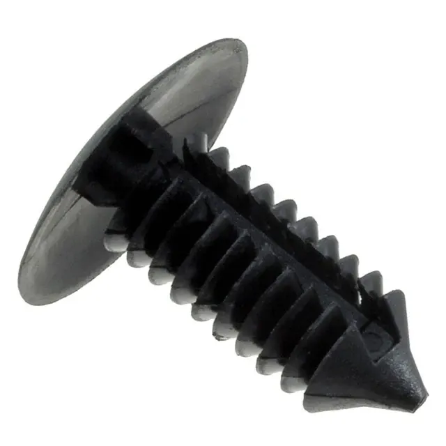 495230 (BLACK NYLON 6/6 FIR TREE RIVETS,)