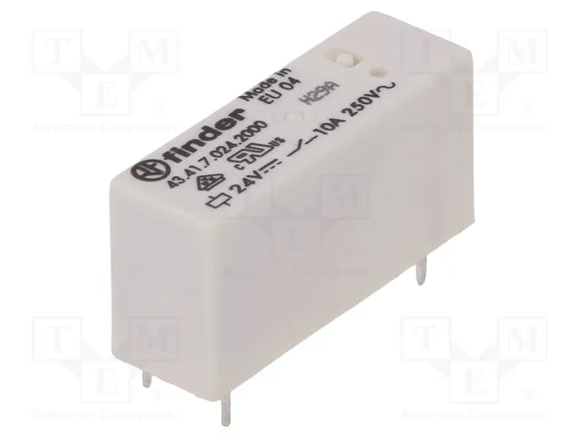 43.41.7.024.2000 (Relay: electromagnetic; SPDT; Ucoil: 24VDC; 10A/250VAC; 10A/30VDCСрок поставки 2-3 недели)