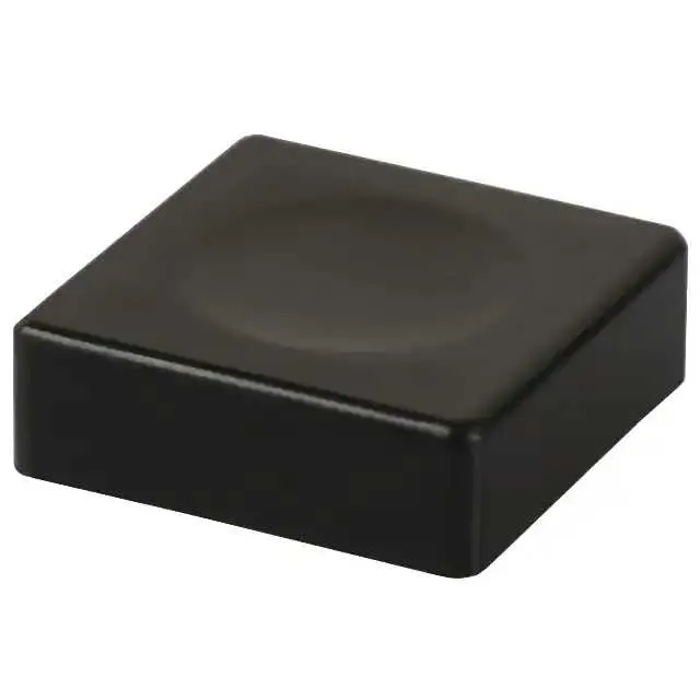 4JBLK (CAP PUSHBUTTON SQUARE BLACK)